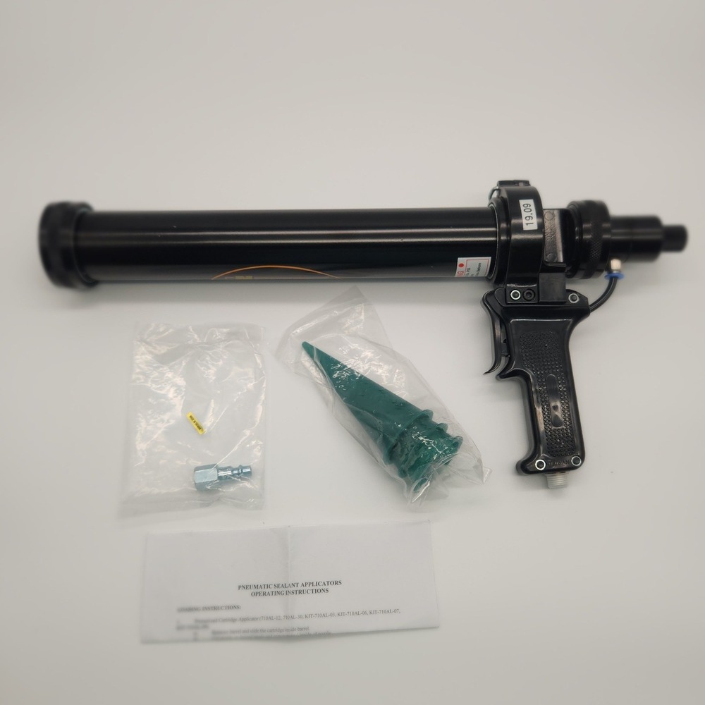 Newborn 710AL-20 Sausage Pneumatic Applicator 20 oz Air Caulking Gun Black‎